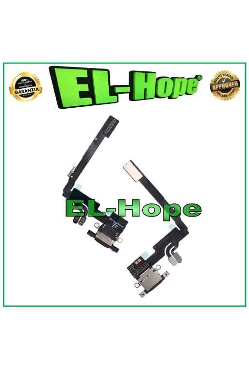CONNETTORE RICARICA APPLE IPHONE 16 PRO MICROFONO ANTENNA DOCK DI CARICA NERO CONNETTORE RICARICA APPLE IPHONE 16 PRO MICROFONO ANTENNA DOCK DI CARICA NERO
