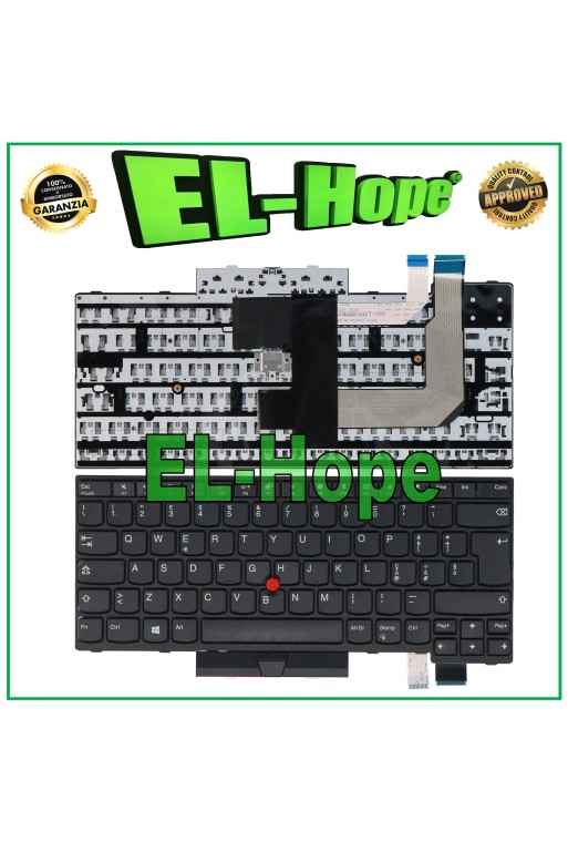 TASTIERA ITALIANA PER LENOVO THINKPAD T460S T470S + TRACKPAD KEYBOARD NERA TASTIERA ITALIANA PER LENOVO THINKPAD T460S T470S + TRACKPAD KEYBOARD NERA