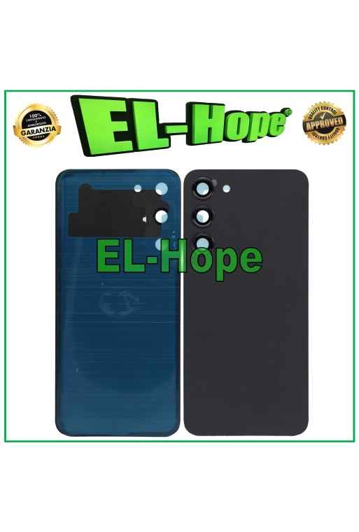 COPRI BATTERIA PER SAMSUNG GALAXY S23+ PLUS SM-S916 SCOCCA CASE POSTERIORE NERO COPRI BATTERIA PER SAMSUNG GALAXY S23+ PLUS SM-S916 SCOCCA CASE POSTERIORE NERO