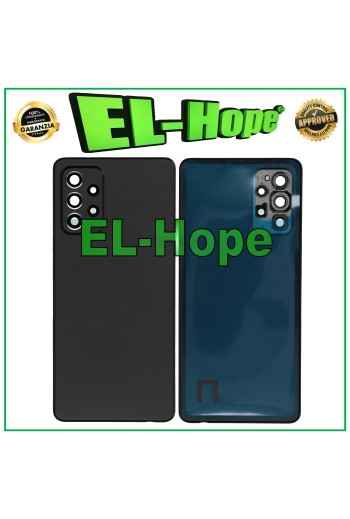 COPRI BATTERIA PER SAMSUNG GALAXY A72 SM-A725 SCOCCA CASE POSTERIORE NERO