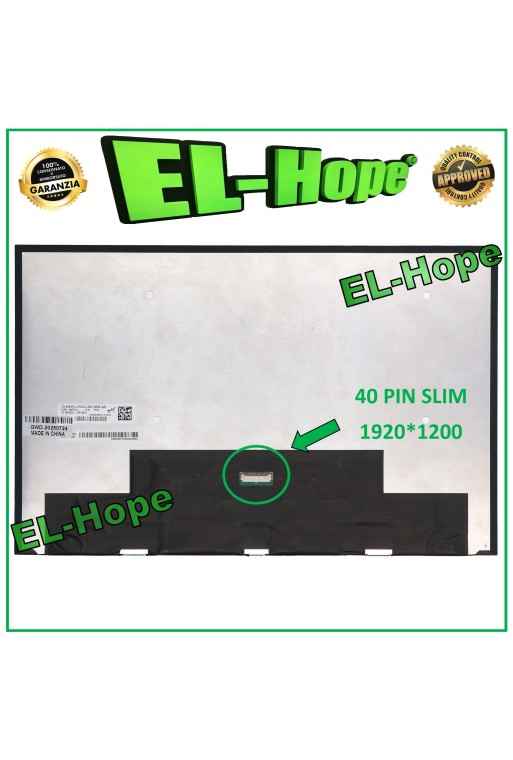 DISPLAY LQ156N1JW01 NOTEBOOK 15.6" 40 PIN SLIM 1920*1080 SCHERMO FHD 60Hz DISPLAY LQ156N1JW01 NOTEBOOK 15.6" 40 PIN SLIM 1920*1080 SCHERMO FHD 60Hz
