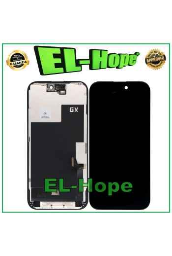 DISPLAY LCD SOFT OLED PER APPLE IPHONE 15 TOUCH SCREEN VETRO GX ORIGINALE
