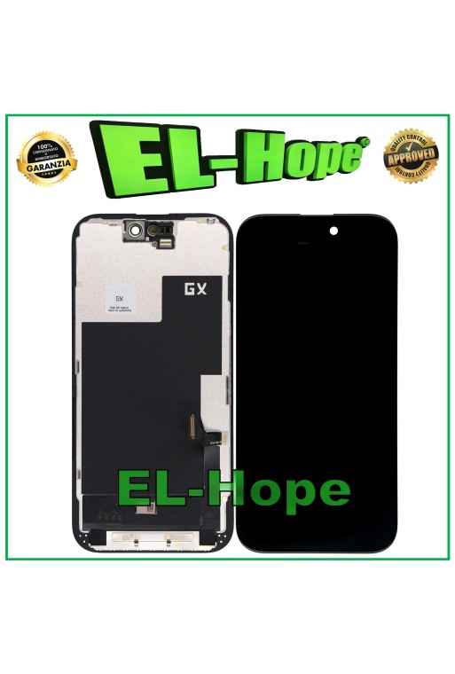 DISPLAY LCD SOFT OLED PER APPLE IPHONE 15 TOUCH SCREEN VETRO GX ORIGINALE DISPLAY LCD SOFT OLED PER APPLE IPHONE 15 TOUCH SCREEN VETRO GX ORIGINALE