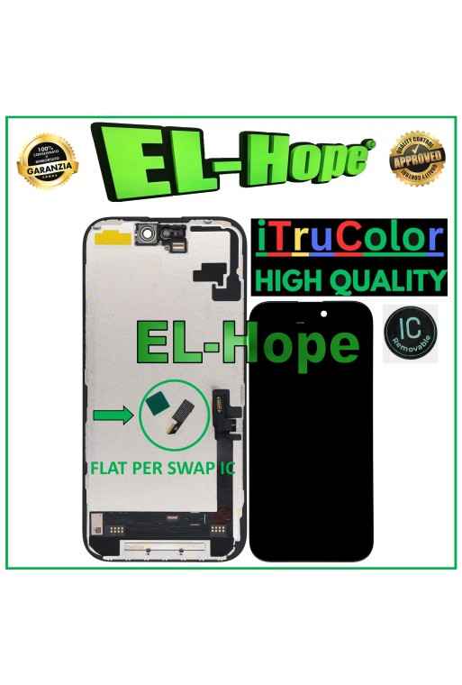 DISPLAY LCD iTruColor SOFT OLED PREMIUM PER APPLE IPHONE 16 TOUCH SCREEN SCHERMO DISPLAY LCD iTruColor SOFT OLED PREMIUM PER APPLE IPHONE 16 TOUCH SCREEN SCHERMO