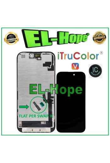 DISPLAY LCD iTruColor HD INCELL PER APPLE IPHONE 16 TOUCH SCREEN SCHERMO MONITOR