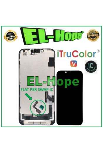 DISPLAY LCD iTruColor HD INCELL PER APPLE IPHONE 16E TOUCH SCREEN SCHERMO VETRO