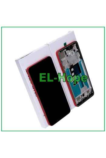 DISPLAY TOUCH ORIGINALE SERVICE MOTOROLA MOTO EDGE 50 NEO XT2409 FRAME ROSSO