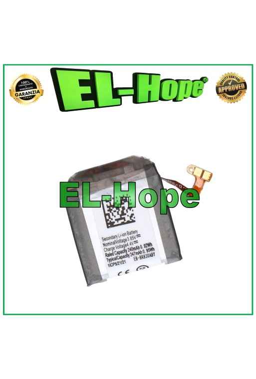 BATTERIA EB-BR830ABY PER SAMSUNG GALAXY WATCH ACTIVE 2 SM-R830 40MM 247 mAh BATTERIA EB-BR830ABY PER SAMSUNG GALAXY WATCH ACTIVE 2 SM-R830 40MM 247 mAh