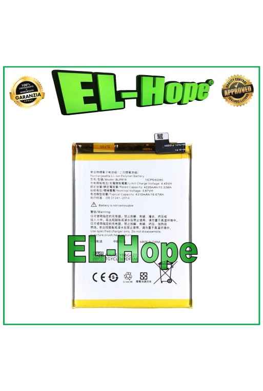 BATTERIA BLP819 PER OPPO RENO 6Z 5G CPH2237 4310 mAh QUALITA' PARI ORIGINALE BATTERIA BLP819 PER OPPO RENO 6Z 5G CPH2237 4310 mAh QUALITA' PARI ORIGINALE