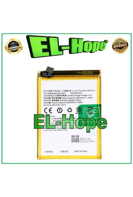 BATTERIA BLP647 PER OPPO A79 CPH2553 3080 mAh QUALITA' PARI ORIGINALE