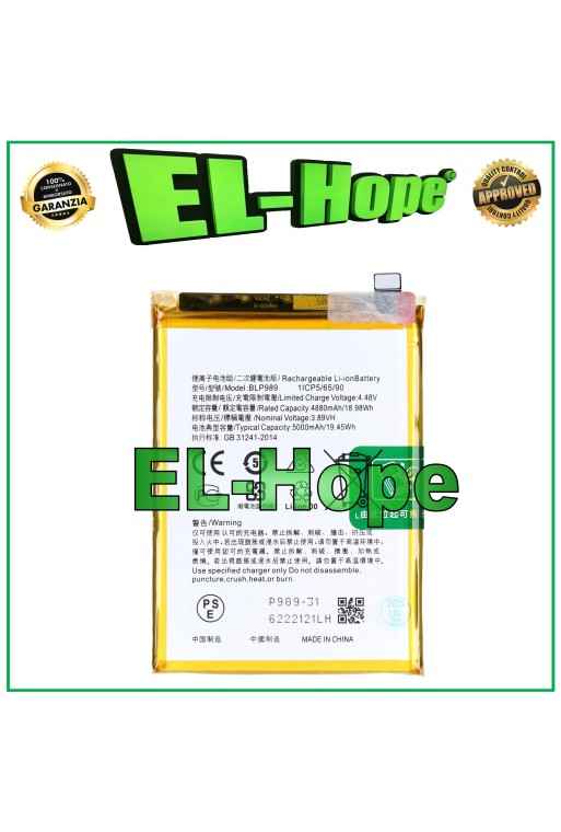 BATTERIA BLP989 PER OPPO REALME A98 5G CPH2529 5000 mAh PARI ORIGINALE