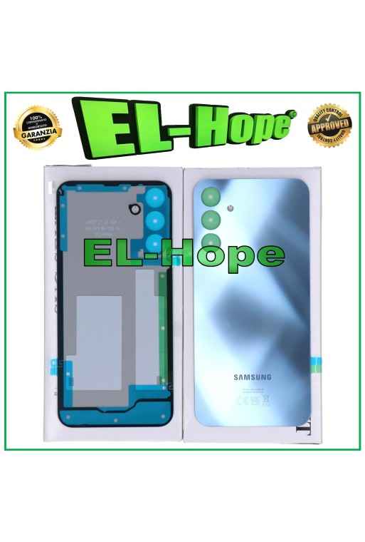 SCOCCA COPRI BATTERIA POSTERIORE ORIGINALE SAMSUNG GALAXY A15 4G SM-A155F BLU SCOCCA COPRI BATTERIA POSTERIORE ORIGINALE SAMSUNG GALAXY A15 4G SM-A155F BLU