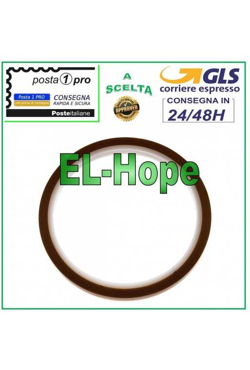KAPTON NASTRO ADESIVO TERMICO ALTA TEMPERATURA HIGH TAPE PROTEZIONE 0.6 CM 30MT KAPTON NASTRO ADESIVO TERMICO ALTA TEMPERATURA HIGH TAPE PROTEZIONE 0.6 CM 30MT