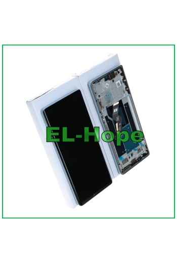 DISPLAY ORIGINALE SERVICE MOTOROLA MOTO EDGE 50 FUSION XT2429 TOUCH FRAME BLU