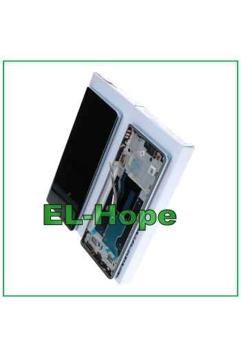 DISPLAY ORIGINALE SERVICE MOTOROLA MOTO EDGE 50 FUSION XT2429 TOUCH FRAME BLU
