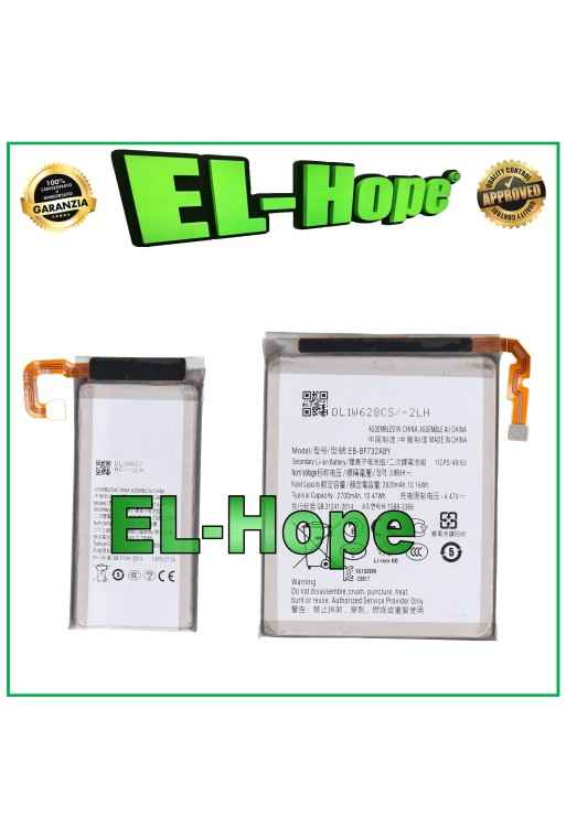 COPPIA BATTERIA PER SAMSUNG GALAXY Z FLIP 5 SM-F731B EB-BF732ABY EB-BF731ABY COPPIA BATTERIA PER SAMSUNG GALAXY Z FLIP 5 SM-F731B EB-BF732ABY EB-BF731ABY