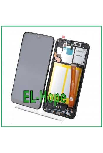 DISPLAY LCD FRAME PER SAMSUNG GALAXY A20E SM A202F TOUCH SCREEN VETRO ASSEMBLATO