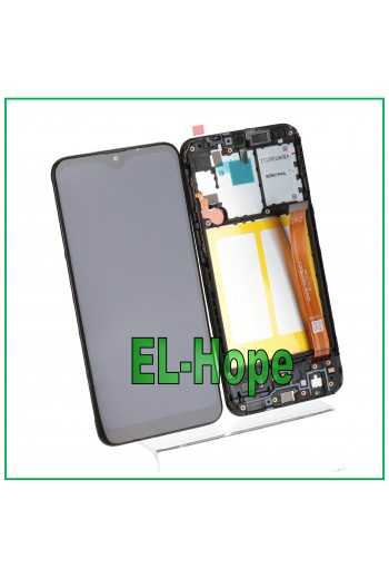 DISPLAY LCD FRAME PER SAMSUNG GALAXY A20E SM A202F TOUCH SCREEN VETRO ASSEMBLATO