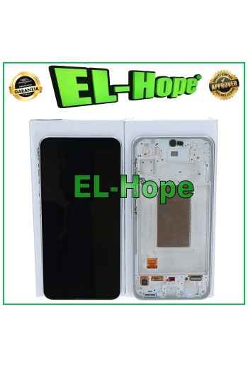 DISPLAY TOUCH LCD ORIGINALE SERVICE SAMSUNG GALAXY A36 5G SM-A366 BIANCO SILVER