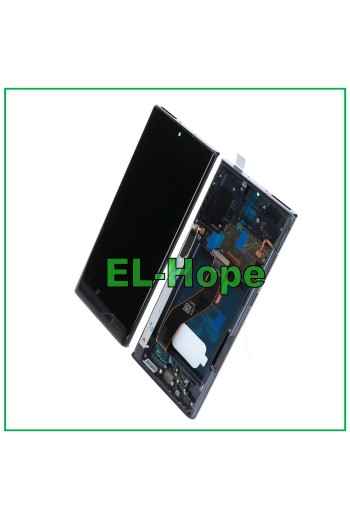 DISPLAY LCD OLED FRAME + TOUCH PER SAMSUNG GALAXY NOTE 10 PLUS SM N975 N976 NERO