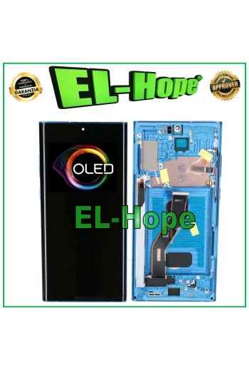 DISPLAY LCD OLED FRAME + TOUCH PER SAMSUNG GALAXY NOTE 10 PLUS SM N975 N976 BLU