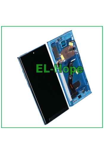 DISPLAY LCD OLED FRAME + TOUCH PER SAMSUNG GALAXY NOTE 10 PLUS SM N975 N976 BLU