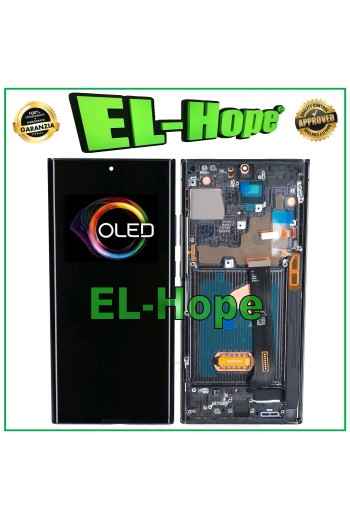 DISPLAY LCD OLED FRAME + TOUCH PER SAMSUNG GALAXY NOTE 20 ULTRA N985 N986 NERO