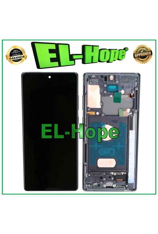 DISPLAY FRAME TFT PER SAMSUNG GALAXY NOTE 20 SM- N980 N981 TOUCH LCD VETRO GRAY DISPLAY FRAME TFT PER SAMSUNG GALAXY NOTE 20 SM- N980 N981 TOUCH LCD VETRO GRAY