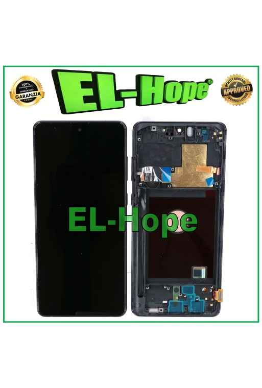 DISPLAY LCD OLED FRAME + TOUCH PER SAMSUNG GALAXY NOTE 10 LITE SM-N770 NERO DISPLAY LCD OLED FRAME + TOUCH PER SAMSUNG GALAXY NOTE 10 LITE SM-N770 NERO