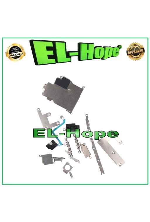 SET KIT COMPLETO SUPPORTI STAFFE SCHERMATURE INTERNE PER IPHONE 12 PRO MAX SET KIT COMPLETO SUPPORTI STAFFE SCHERMATURE INTERNE PER IPHONE 12 PRO MAX