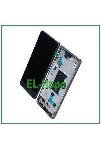 DISPLAY OLED FRAME PER XIAOMI MI 11T 21081111RG /11T PRO 2107113SG TOUCH VETRO