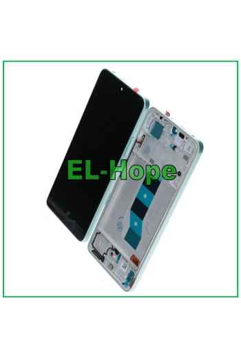 DISPLAY LCD OLED FRAME PER XIAOMI REDMI NOTE 14 5G 24094RAD4G TOUCH SCHERMO BLU