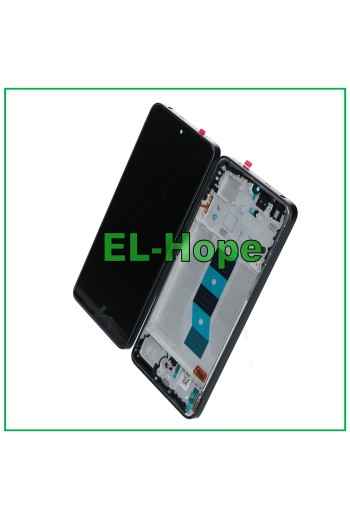 DISPLAY LCD OLED FRAME PER XIAOMI REDMI NOTE 14 5G 24094RAD4G TOUCH SCHERMO NERO
