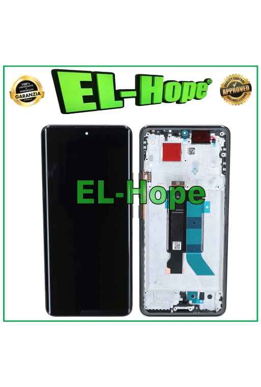 DISPLAY LCD TOUCH OLED FRAME PER XIAOMI REDMI NOTE 14 PRO 5G 14PRO+ PLUS 5G NERO DISPLAY LCD TOUCH OLED FRAME PER XIAOMI REDMI NOTE 14 PRO 5G 14PRO+ PLUS 5G NERO