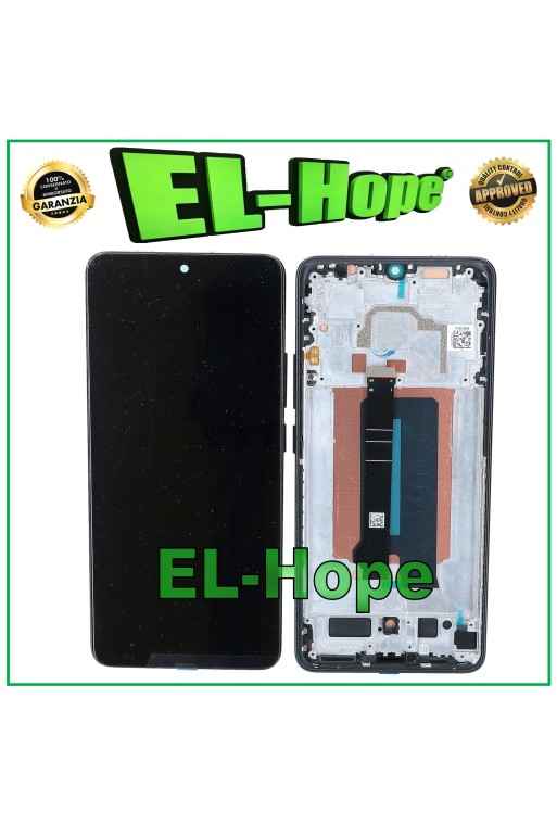 DISPLAY LCD TFT PER XIAOMI POCO X6 PRO 5G 2311DRK48I TOUCH VETRO FRAME NERO DISPLAY LCD TFT PER XIAOMI POCO X6 PRO 5G 2311DRK48I TOUCH VETRO FRAME NERO