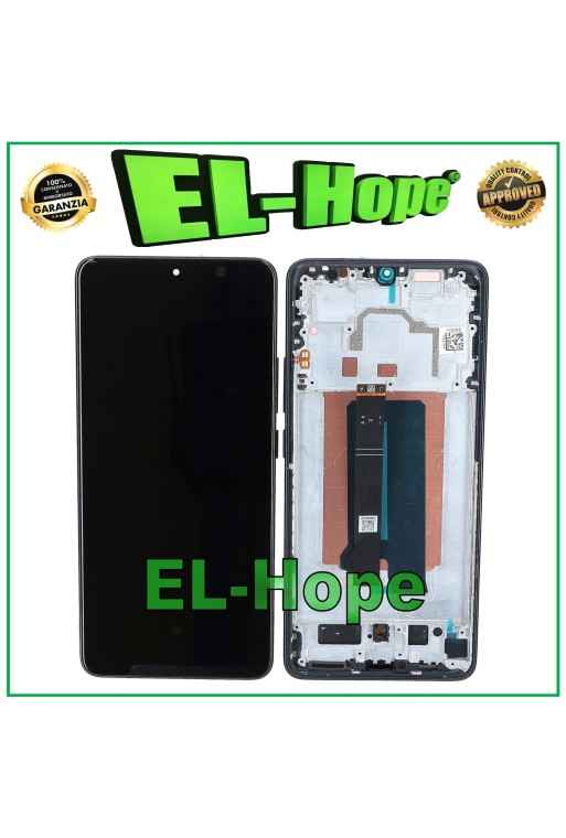 DISPLAY OLED PER XIAOMI POCO X6 PRO 5G 2311DRK48I LCD TOUCH VETRO FRAME NERO DISPLAY OLED PER XIAOMI POCO X6 PRO 5G 2311DRK48I LCD TOUCH VETRO FRAME NERO