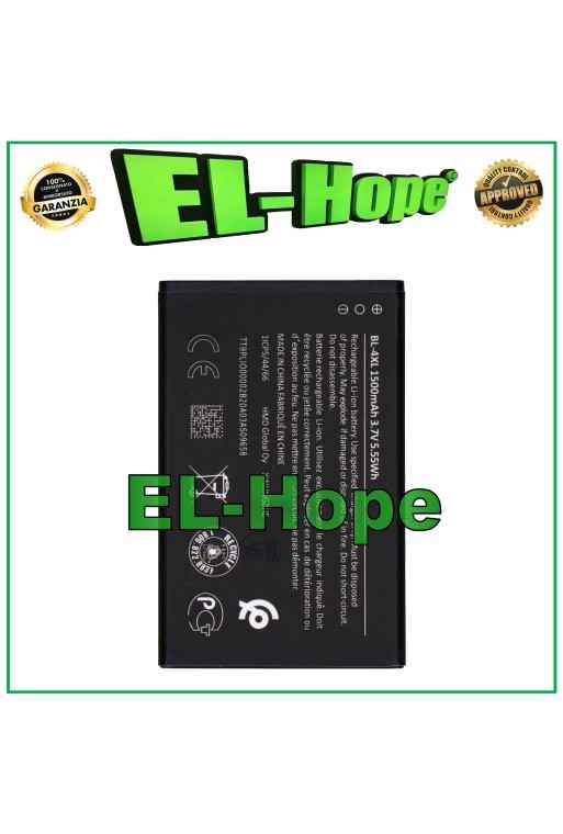 BATTERIA BL-4XL PER NOKIA 6300 8000 TA-1286 1287 1291 1500 mAh PARI ORIGINALE BATTERIA BL-4XL PER NOKIA 6300 8000 TA-1286 1287 1291 1500 mAh PARI ORIGINALE