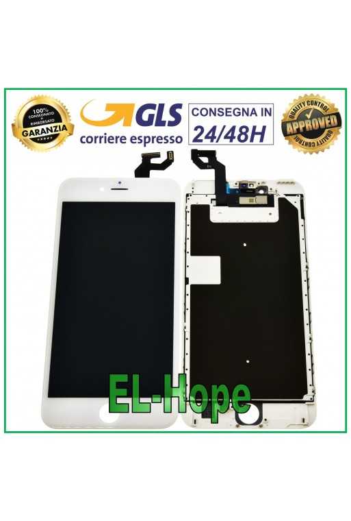 DISPLAY LCD PER APPLE IPHONE 6S PLUS TOUCH SCREEN VETRO BIANCO PARI ORIGINALE DISPLAY LCD PER APPLE IPHONE 6S PLUS TOUCH SCREEN VETRO BIANCO PARI ORIGINALE