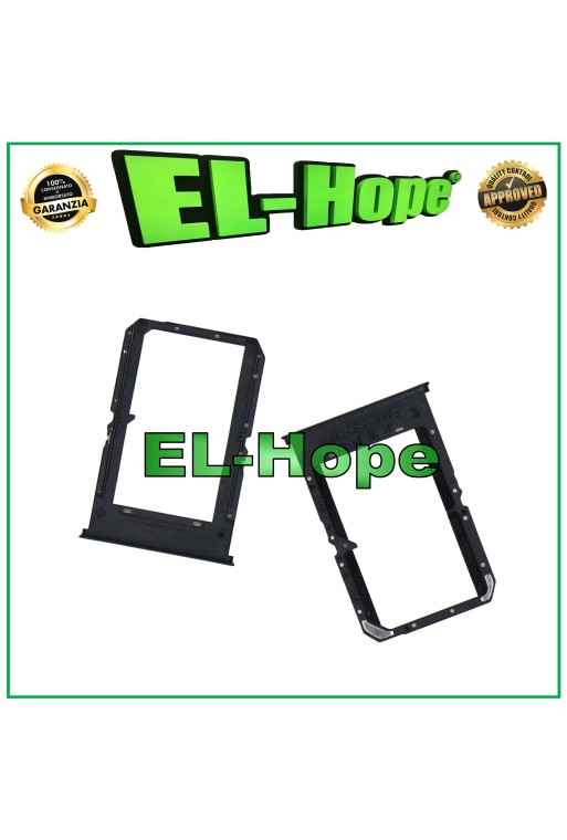 SLOT CARRELLO VANO DUAL SIM SCHEDA PER OPPO FIND X2 LITE CPH2005 ALLOGGIO NERO SLOT CARRELLO VANO DUAL SIM SCHEDA PER OPPO FIND X2 LITE CPH2005 ALLOGGIO NERO