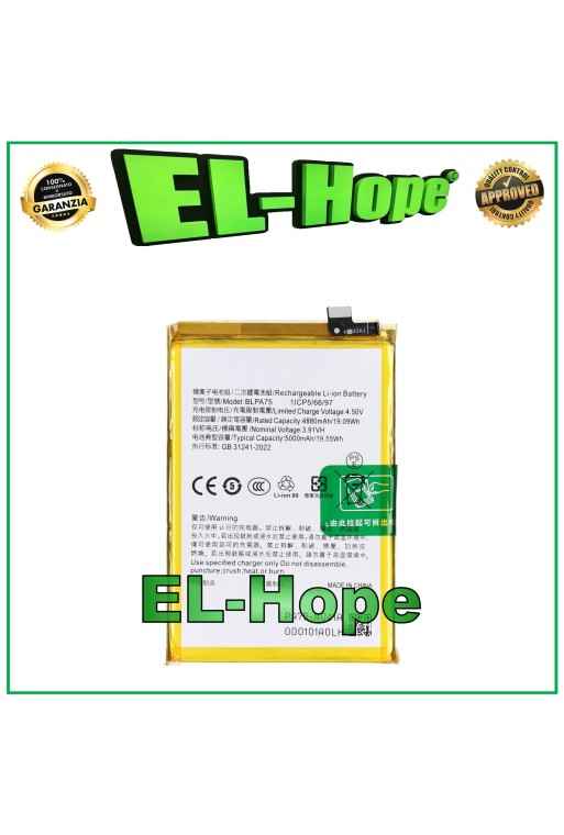 BATTERIA BLPA75 PER OPPO REALME NOTE 60 RMX3933 5000 mAh PARI ORIGINALE BATTERIA BLPA75 PER OPPO REALME NOTE 60 RMX3933 5000 mAh PARI ORIGINALE