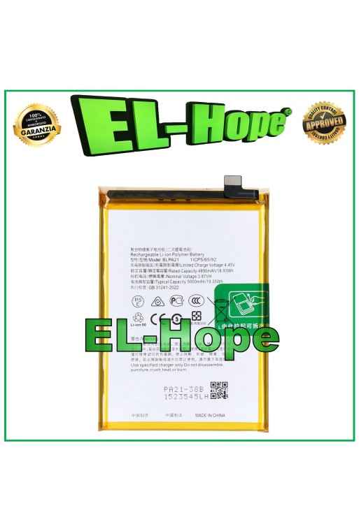BATTERIA BLPA21 PER OPPO REALME A18 CPH2591 5000 mAh PARI ORIGINALE BATTERIA BLPA21 PER OPPO REALME A18 CPH2591 5000 mAh PARI ORIGINALE