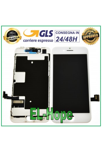 DISPLAY LCD PER APPLE IPHONE 8 8G TOUCH SCREEN VETRO BIANCO PARI ORIGINALE