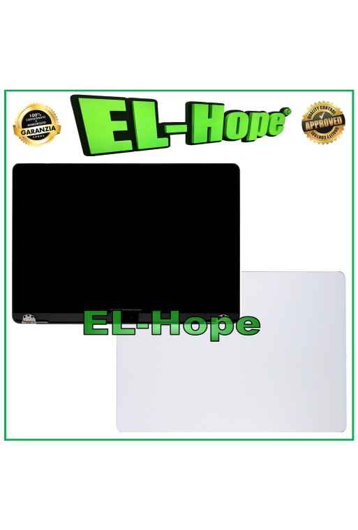 DISPLAY LCD PER APPLE MACBOOK AIR 13,3 A3113 SCHERMO MONITOR SILVER