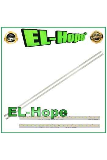 KIT 2 BARRE 78 LED PER TV 60" LG V16-ART3-2484-REV07-L/R TYPE LC600EQF 60UH7700