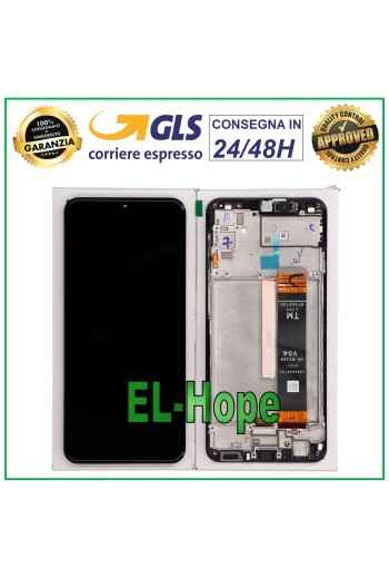 DISPLAY LCD ORIGINALE FRAME SAMSUNG GALAXY M23 5G 2022 SM-M236 B TOUCH SCREEN