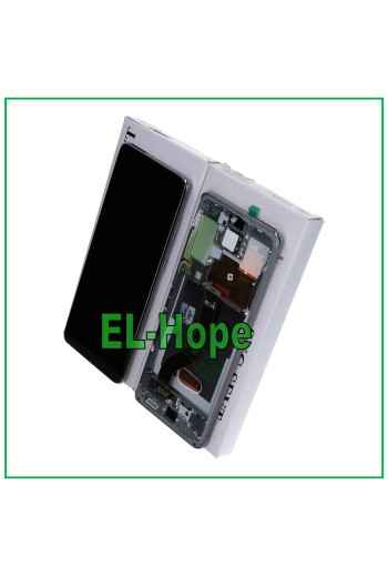 DISPLAY LCD FRAME ORIGINALE SAMSUNG GALAXY S20+ PLUS SM-G985 G986 5G TOUCH GRAY