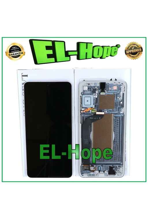 DISPLAY FRAME TOUCH ORIGINALE SAMSUNG GALAXY S25 EDGE SM-S937 TITANIUM SILVER
