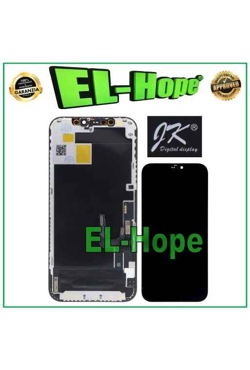 DISPLAY LCD JK SOFT OLED PER APPLE IPHONE 12 /12 PRO TOUCH SCREEN VETRO
