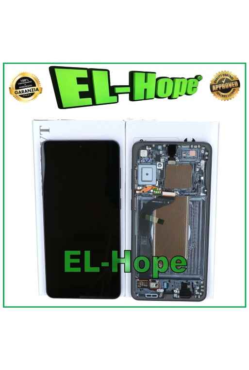 DISPLAY FRAME TOUCH ORIGINALE SAMSUNG GALAXY S25 EDGE SM-S937 TITANIUM JETBLACK