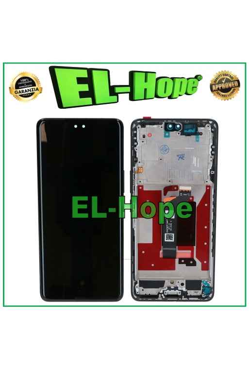DISPLAY LCD OLED FRAME PER HONOR 200 PRO ELP-AN00 NX9 TOUCH SCREEN VETRO NERO